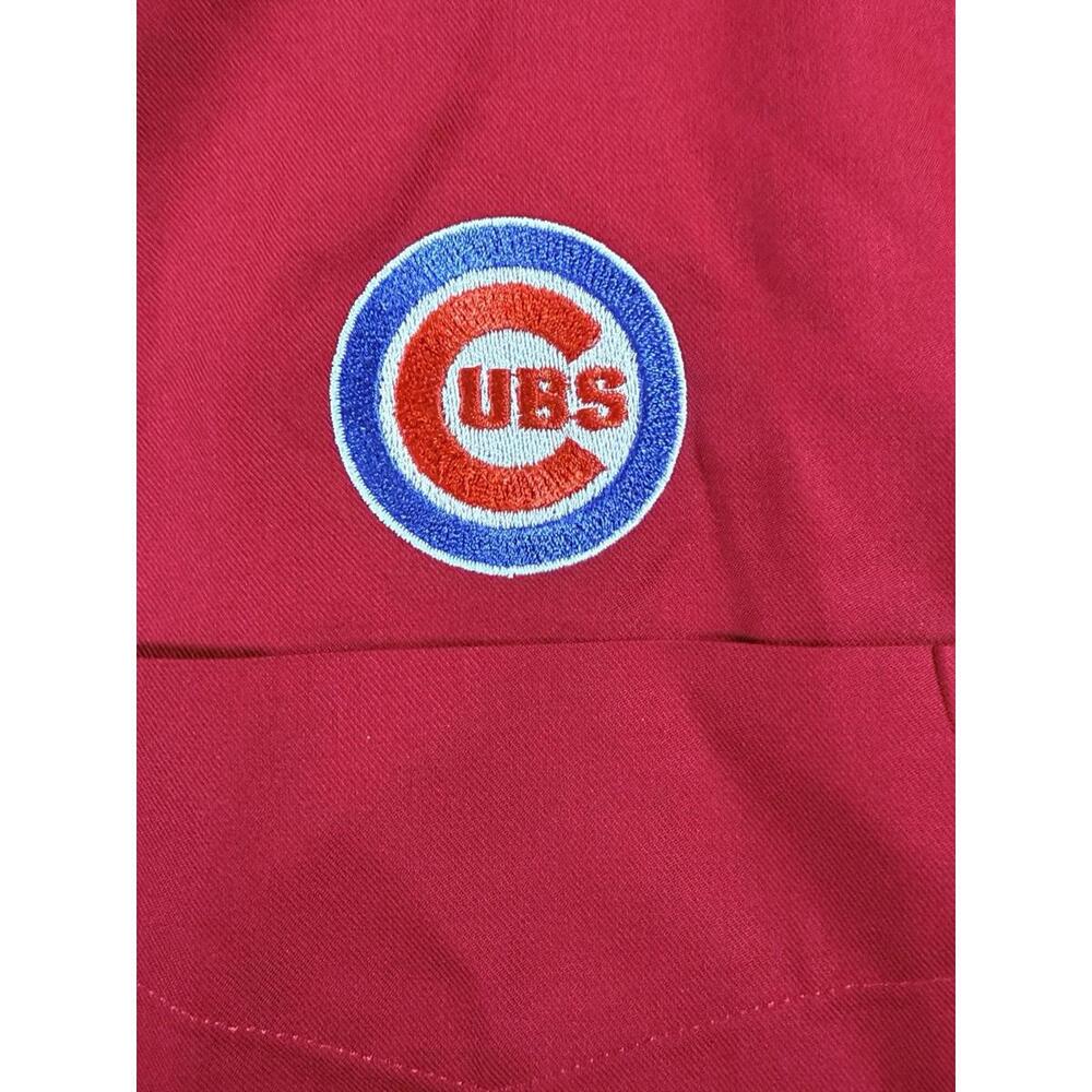 Cutter & Buck Chicago Cubs Cardinal Red Long Sleeve Button Down Shirt Size 3XT - Picture 5 of 14